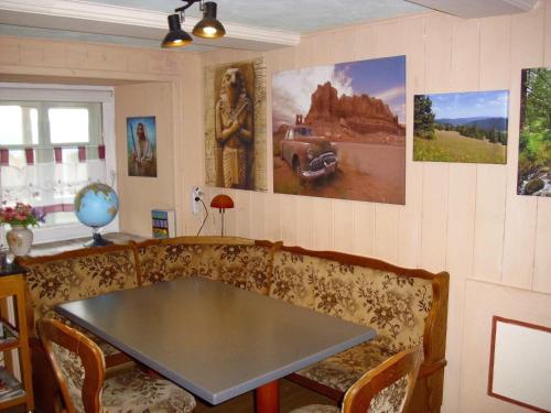 Χώρος καθιστικού στο Ferienwohnung, Bernau