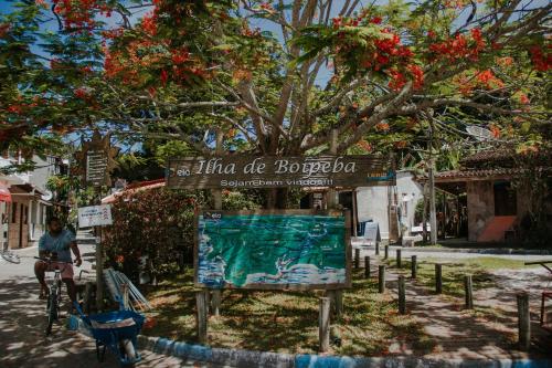 Taman di luar Pousada CasaNossa