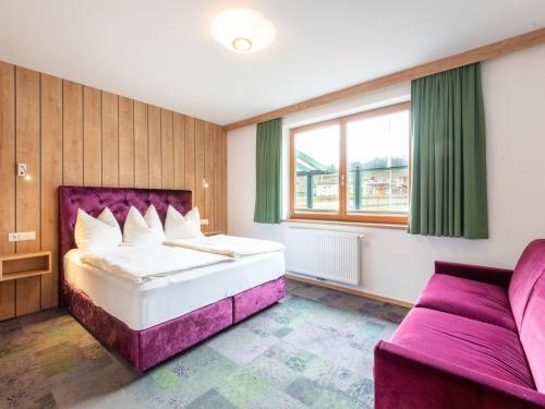 Postel nebo postele na pokoji v ubytování Apartment in Wald near Zillertal Arena