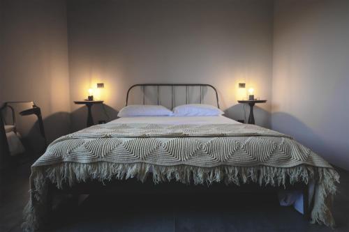 Ένα ή περισσότερα κρεβάτια σε δωμάτιο στο Casa Adele 3