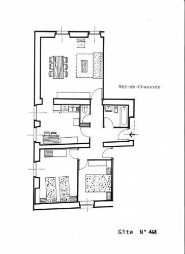 Plano de Gîte communal 148