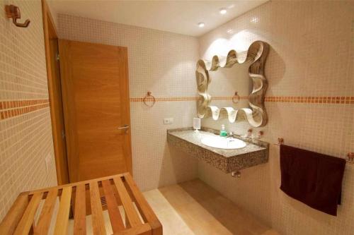 Ett badrum på Anju Villas Cotillo 1 Apartment