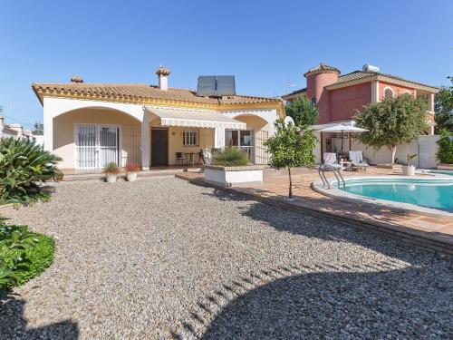 Detached villa with a large private swimming pool.