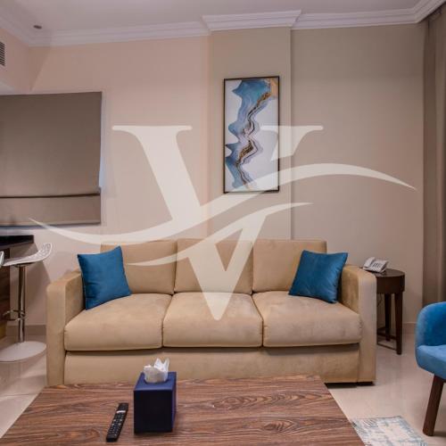 Posezení v ubytování Viola Hotel Apartments