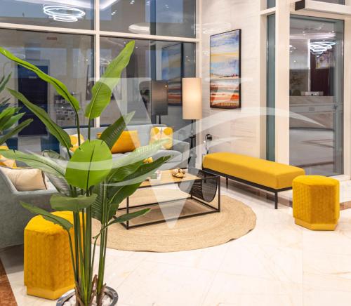 Posezení v ubytování Viola Hotel Apartments