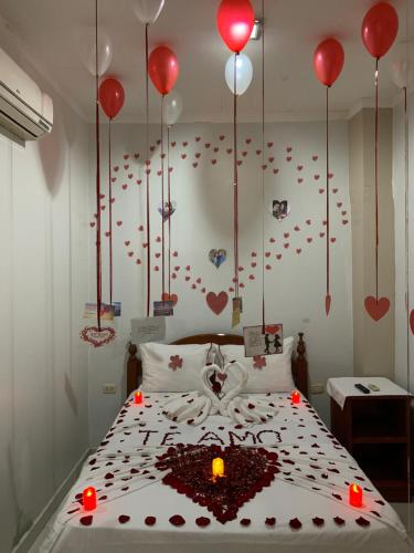 Łóżko lub łóżka w pokoju w obiekcie Hostal Ventura Isabel