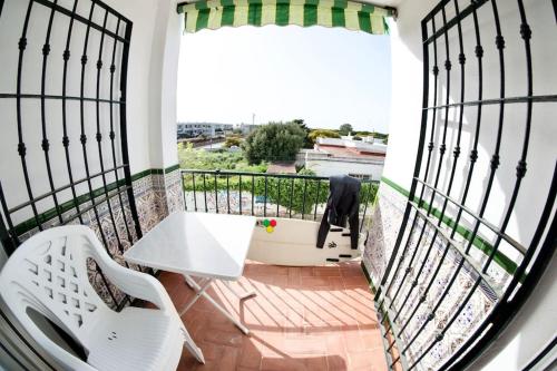 Balkoni atau teres di Lugar Feliz- Playas Los Caños de Meca