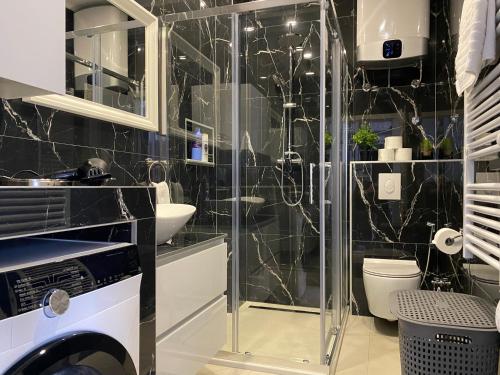 Kúpeľňa v ubytovaní Holiday Home Nugal Makarska 2+2