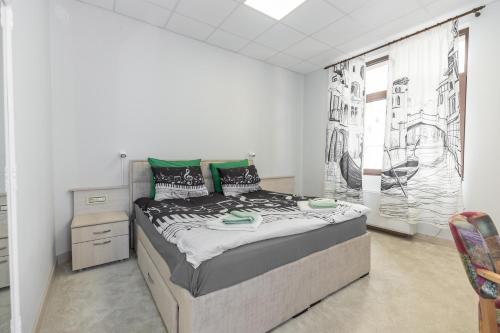 Postel nebo postele na pokoji v ubytování City SMART