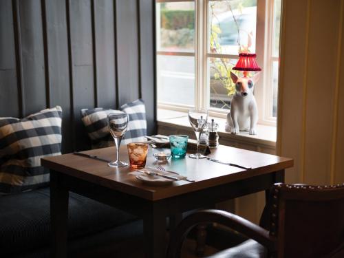 Χώρος καθιστικού στο The Red Lion Inn