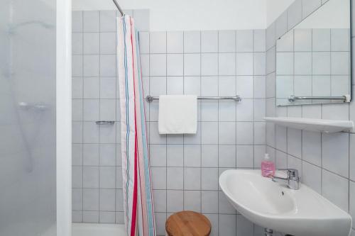 Et badeværelse på Sünnslag Wohnung 087
