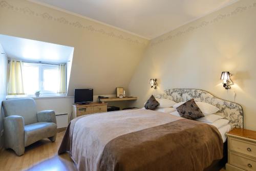 Cama o camas de una habitación en Hansalinn