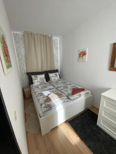 Posteľ alebo postele v izbe v ubytovaní Ferienhaus Dana
