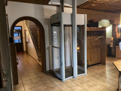 Kuchyň nebo kuchyňský kout v ubytování Hotel Sonnenhof