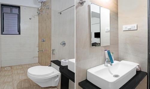 Koupelna v ubytování Treebo Atithi Corporate Stay Baner IT Hub