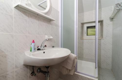 Koupelna v ubytování Guesthouse Moretic