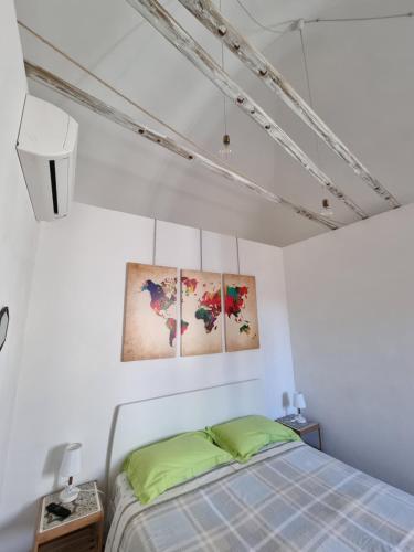 Cama ou camas em um quarto em B&B Sant'Agostino