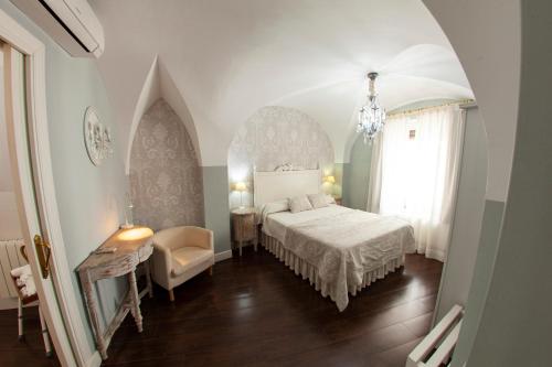 Кровать или кровати в номере Casa Rural La Pajarona