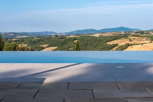 a view from the roof of a house with a view at Country House Art and Garden in Monte Antico