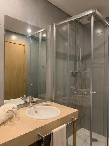 Koupelna v ubytování Hotel Da Luz