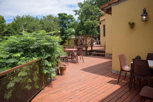 Balkón nebo terasa v ubytování Complejo Los Molles