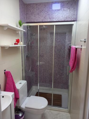 Koupelna v ubytování Coqueto apartamento céntrico