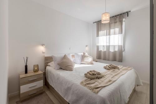 Posteľ alebo postele v izbe v ubytovaní Luxury rooftop apartment Zalato