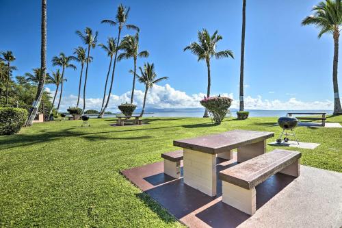 A garden outside Lush Molokai Island Oasis with Private Pool and Beach!
