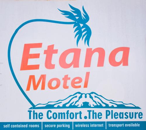 Certifikát, hodnocení, plakát nebo jiný dokument vystavený v ubytování Etana Motel Kampala