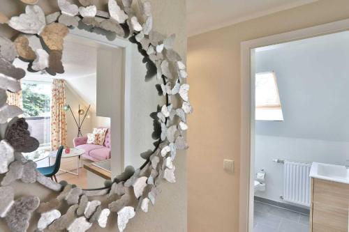 Ένα μπάνιο στο Ferienwohnung Am Gutshof