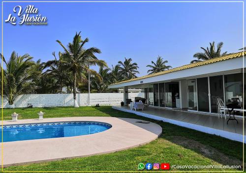 Hồ bơi trong/gần Villa la Ilusión Casa Vacacional