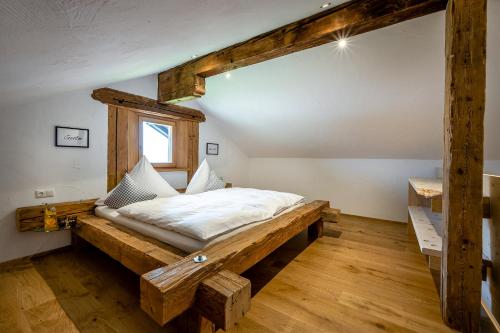 Katil atau katil-katil dalam bilik di Naderbauer-Hof