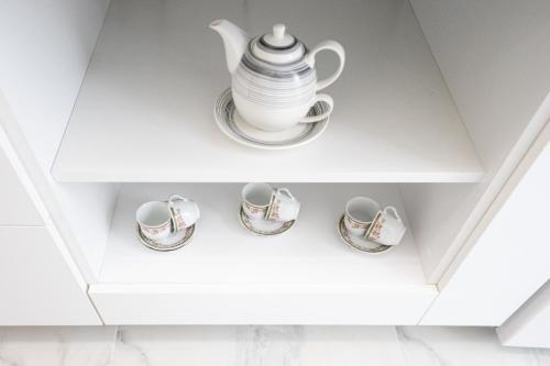 Sadržaji za pripremu kafe i čaja u objektu White home