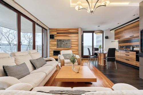Posedenie v ubytovaní Luxurious Apartments Walonska with underground GARAGE by Noclegi Renters