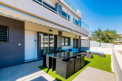 Balkón nebo terasa v ubytování Apartamento Peonia