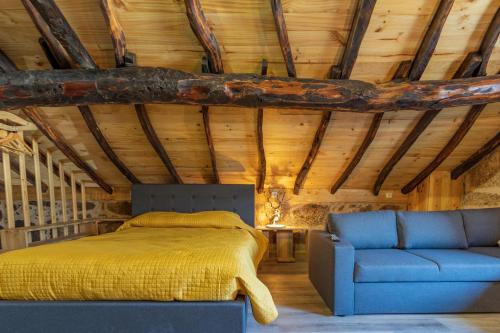 Katil atau katil-katil dalam bilik di Casas Puro Granito