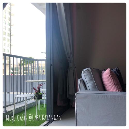 Балкон или терраса в Meru Oasis at Casa Kayangan Ipoh