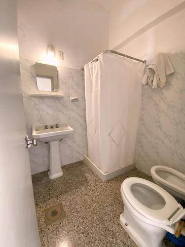 Koupelna v ubytování Edificio Casa Alba