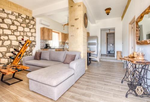 Η κουζίνα ή μικρή κουζίνα στο Villa Crypty