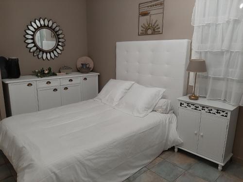 Postel nebo postele na pokoji v ubytování Chambre d'hote Casa Tozza