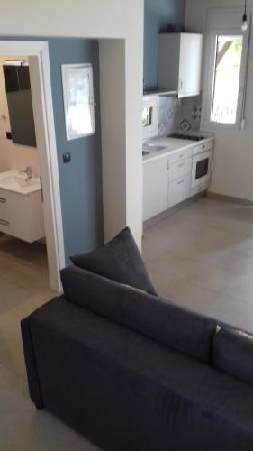 Kuchyň nebo kuchyňský kout v ubytování Mathesi Apartment Sea View