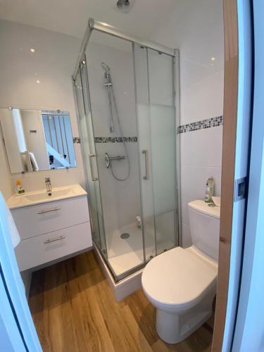 Koupelna v ubytování Studio Duplex Bénodet