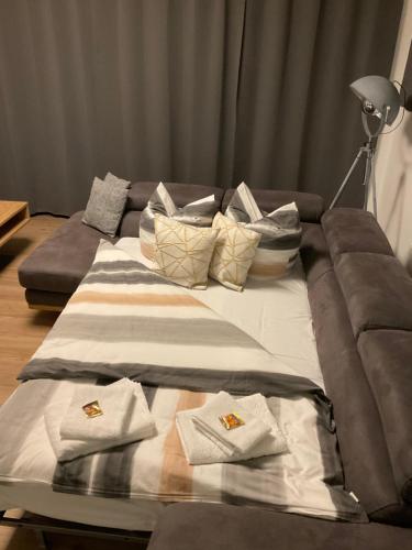 Postel nebo postele na pokoji v ubytování Ferienwohnung Passau