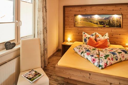 Un ou plusieurs lits dans un hébergement de l'établissement DAS EDELWEISS - Apartment Kuprian