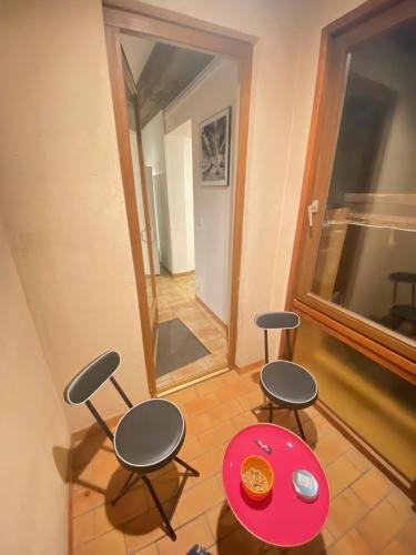 Χώρος καθιστικού στο Appartement « Chez Falco » vue sur le château