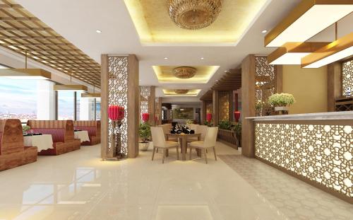 Χώρος καθιστικού στο Dong Khanh Hotel
