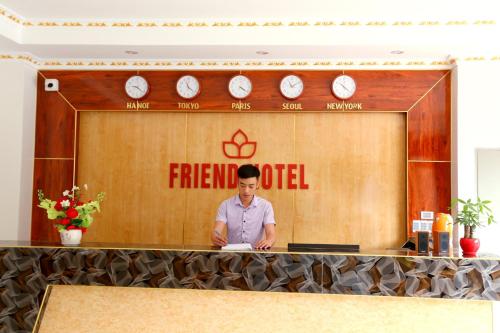 Vestibils vai reģistratūra naktsmītnē Friend Hotel Hà Giang