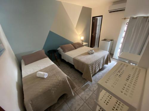 Katil atau katil-katil dalam bilik di Hotel Nautico