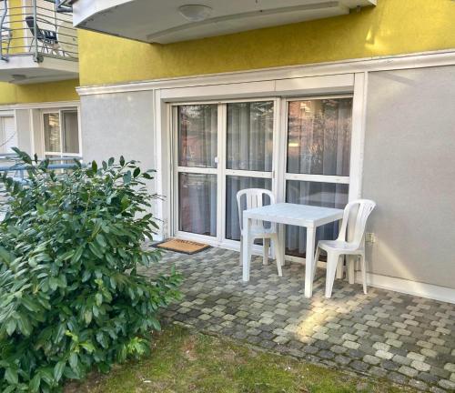 Balkón alebo terasa v ubytovaní Jade Apartman