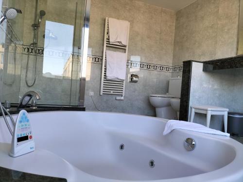 Koupelna v ubytování Hotel 153